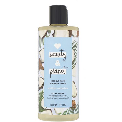 Love Beauty and Planet, Radical Refresher Body Wash, Coconut Water & Mimosa Flower, 16 fl oz (473 ml) Review