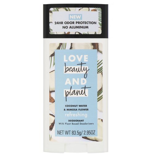 Love Beauty and Planet, Refreshing Deodorant, Coconut Water & Mimosa Flower, 2.95 oz (83.5 g) Review