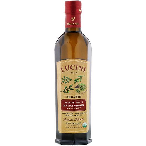 Lucini, Premium Select, Organic Extra Virgin Olive Oil, 16.9 fl oz (500 ml) Review