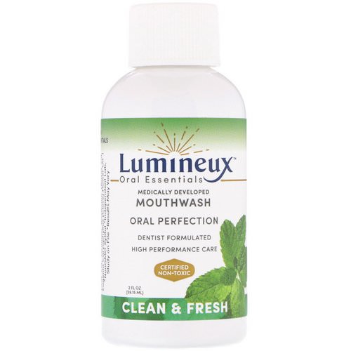 Lumineux Oral Essentials, Medically Developed Mouthwash, Oral Perfection, Clean & Fresh, 2 fl oz (59.15 ml) Review