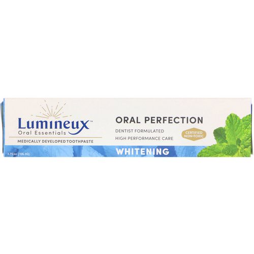 Lumineux Oral Essentials, Medically Developed Toothpaste, Whitening, 3.75 oz (99.2 g) Review