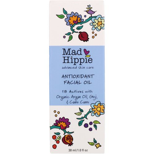 Mad Hippie Skin Care Products, Antioxidant Facial Oil, 1.0 fl oz (30 ml) Review