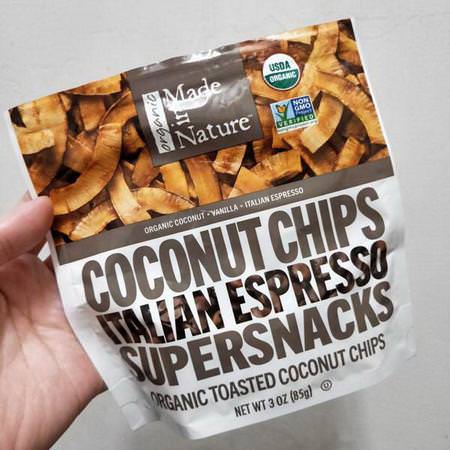 Made in Nature Chips, Mellanmål, Torkad Kokos, Superfood
