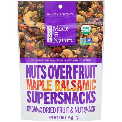 Made in Nature, Organic, Nuts Over Fruit Supersnacks, Maple Balsamic, 4 oz (113 g) Review