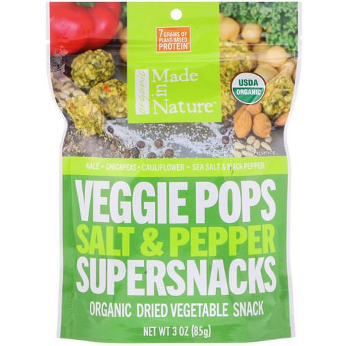 Made in Nature, Organic Veggie Pops, Salt & Pepper Supersnacks, 3 oz (85 g) Review