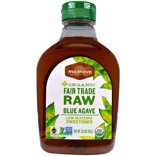 Madhava Natural Sweeteners, Organic Fair Trade Raw Blue Agave, 1.5 lbs (667 g) Review