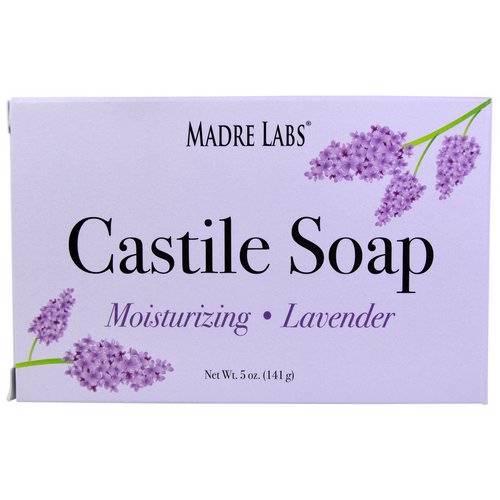 Madre Labs, Castile Lavender, Bar Soap, Vegan, 5 oz (141 g) Review