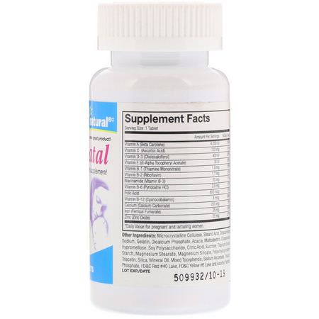 Prenatal Multivitaminer, Kvinnors Hälsa, Kosttillskott: Mason Natural, MasoNatal Multivitamin / Multimineral Supplement, 100 Tablets