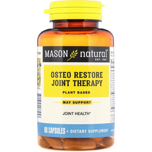 Mason Natural, Osteo Restore Joint Therapy, 60 Capsules Review