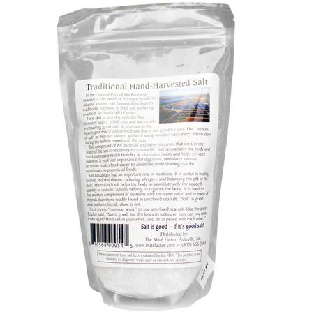 Havssalt, Kryddor, Örter: Mate Factor, Sal do Mar, Unrefined Sea Salt, 16 oz (454 g)