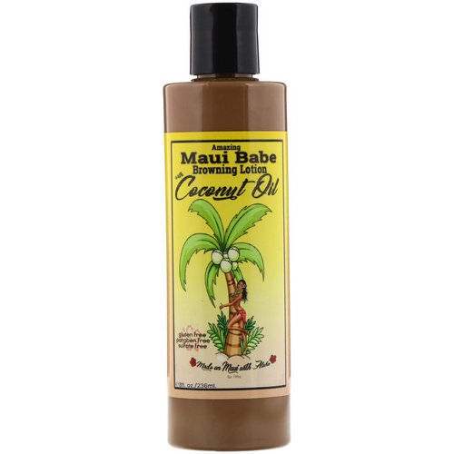 Maui Babe, Amazing Browning Lotion with Coconut Oil, 8 fl oz (236 ml) Review