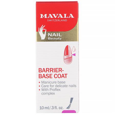 Design, Nagellack, Naglar, Smink: Mavala, Barrier-Base Coat, .3 fl oz (10 ml)