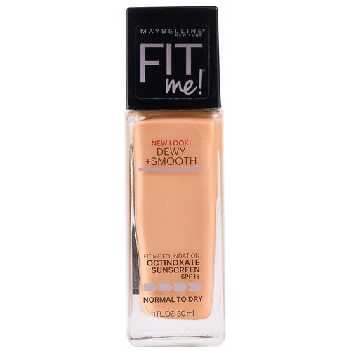 Maybelline, Fit Me, Dewy + Smooth Foundation, 240 Golden Beige, 1 fl oz (30 ml) Review