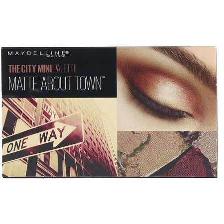 Makeupgåvor, Ögonskugga, Ögon, Smink: Maybelline, The City Mini Eyeshadow Palette, 480 Matte About Town, 0.14 oz