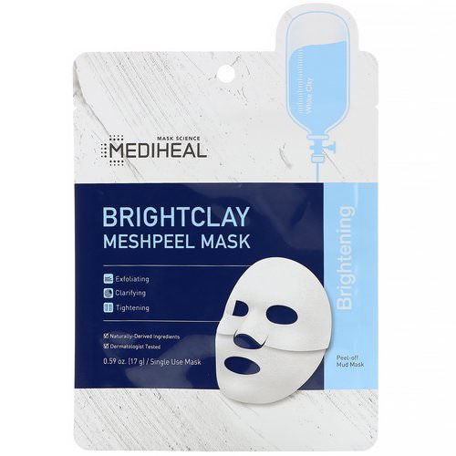 Mediheal, Brightclay, Meshpeel Mask, 1 Sheet, 0.59 oz. (17 g) Review