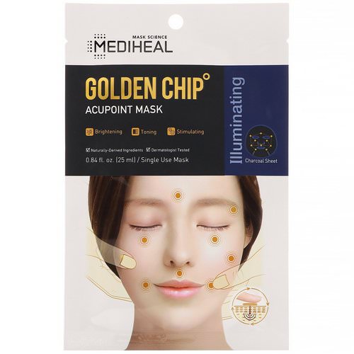 Mediheal, Golden Chip, Acupoint Mask, 1 Sheet, 0.84 fl oz (25 ml) Review