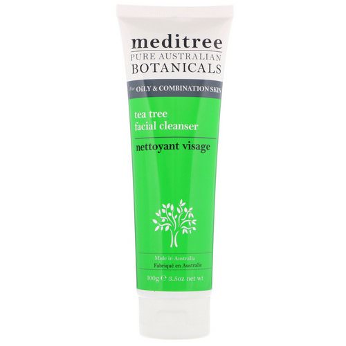 Meditree, Pure Australian Botanicals, Tea Tree Facial Cleanser, For Oily & Combination Skin, 3.5 oz (100 g) Review