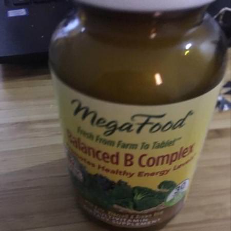 MegaFood Vitamin B-Komplex, Vitamin B, Vitaminer, Kosttillskott
