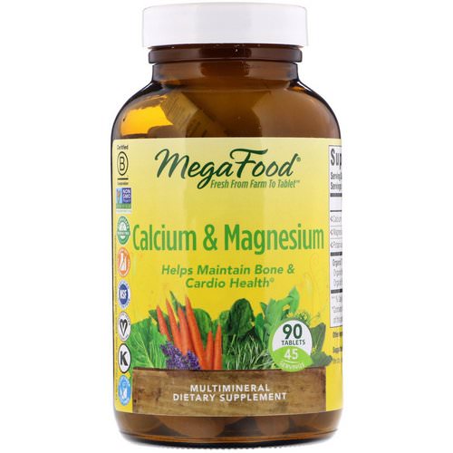 MegaFood, Calcium & Magnesium, 90 Tablets Review