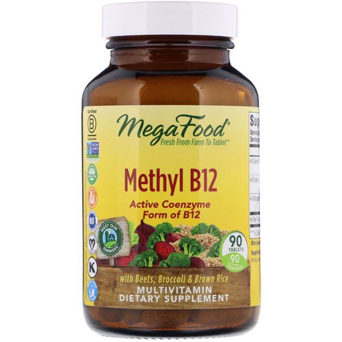 MegaFood, Methyl B12, 90 Tablets Review