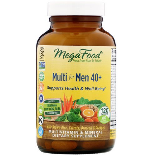 MegaFood, Multi for Men 40 +, 120 Tablets Review