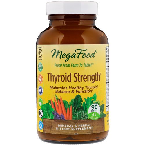 MegaFood, Thyroid Strength, 90 Tablets Review