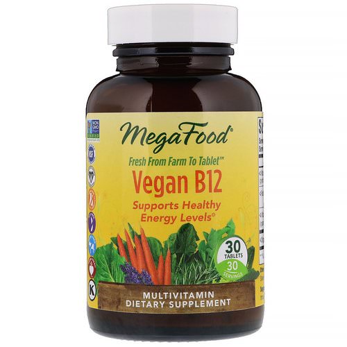 MegaFood, Vegan B12, 30 Tablets Review