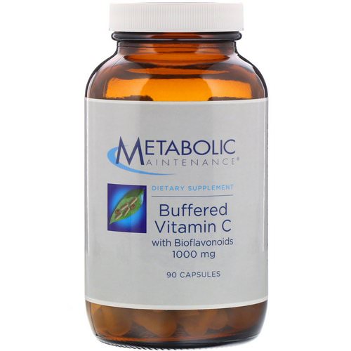 Metabolic Maintenance, Buffered Vitamin C with Bioflavonoids, 1,000 mg, 90 Capsules Review
