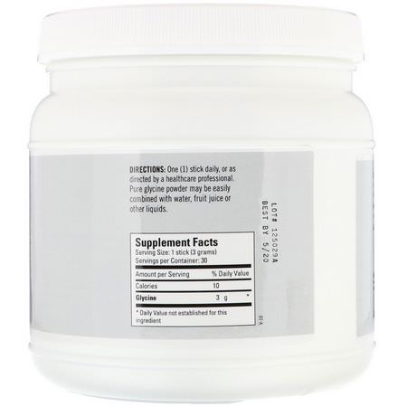 Aminosyror, Kosttillskott: Metabolic Maintenance, Glycine Sticks, 30 Sticks, (3 g) Each