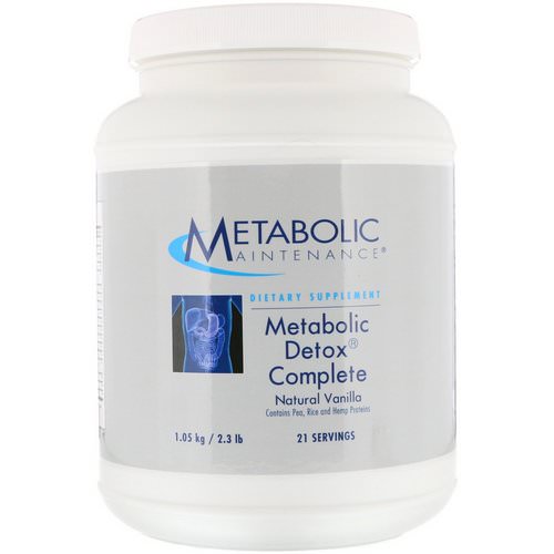 Metabolic Maintenance, Metabolic Detox Complete, Natural Vanilla, 2.3 lb (1.05 kg) Review