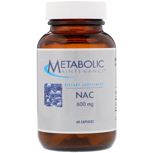 Metabolic Maintenance, NAC, 600 mg, 60 Capsules Review
