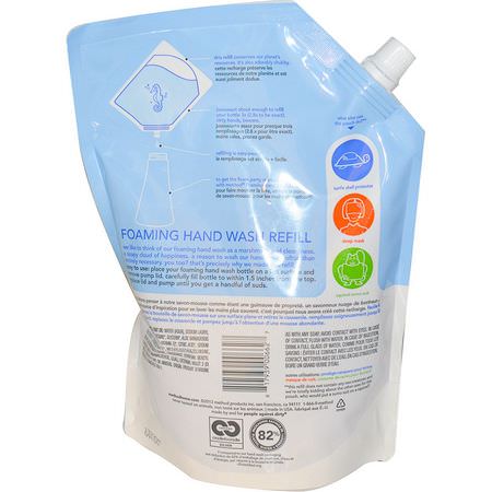 Handtvålpåfyllning, Dusch, Badkar: Method, Foaming Hand Wash Refill, Sweet Water, 28 fl oz (828 ml)