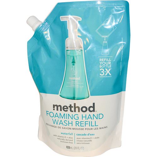 Method, Foaming Hand Wash Refill, Waterfall, 28 fl oz (828 ml) Review