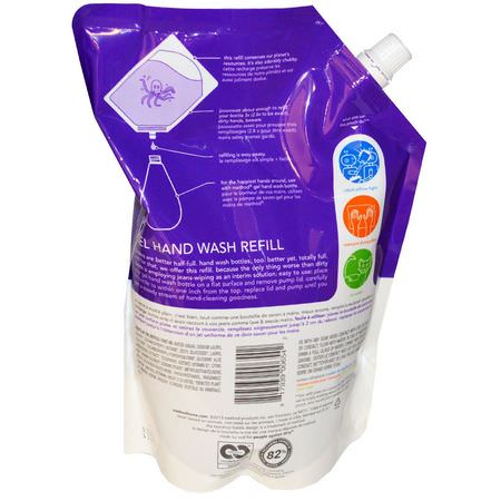 Handtvålpåfyllning, Dusch, Bad: Method, Gel Hand Wash Refill, French Lavender, 34 fl oz (1 L)