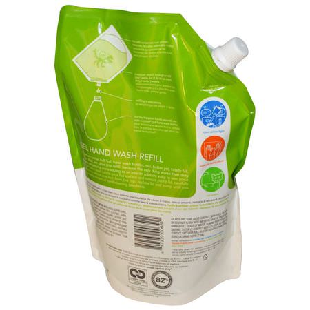 Påfyllning Av Handtvål, Dusch, Bad: Method, Gel Hand Wash Refill, Green Tea + Aloe, 34 fl oz (1 L)