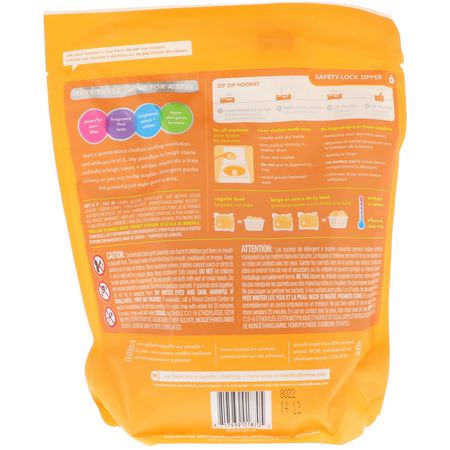 Tvättmedel, Tvätt, Städning, Hem: Method, Laundry Detergent Packs, Ginger Mango, 42 Loads, 24.7 oz (700 g)