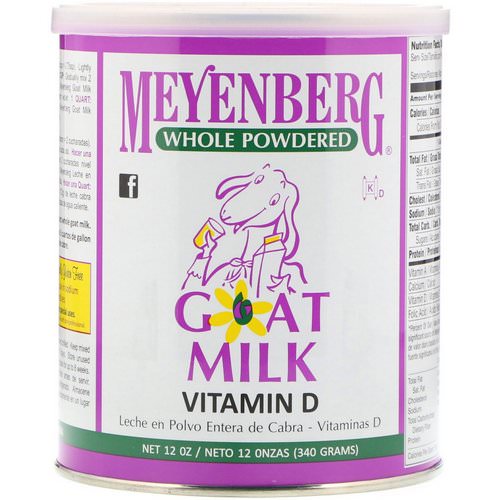 Meyenberg Goat Milk, Whole Powdered Goat Milk, Vitamin D, 12 oz (340 g) Review