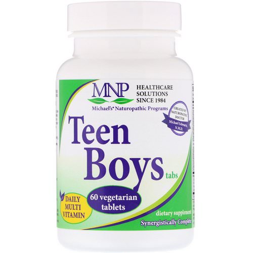 Michael's Naturopathic, Teen Boys Tabs, Daily Multi-Vitamin, 60 Vegetarian Tablets Review