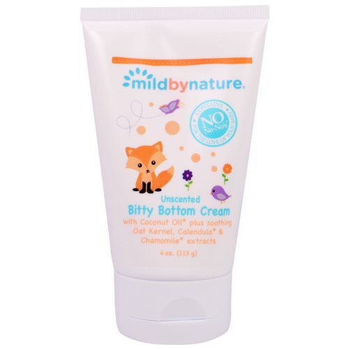 Mild By Nature, Bitty Bottom Cream, Unscented, 4 oz (113 g) Review