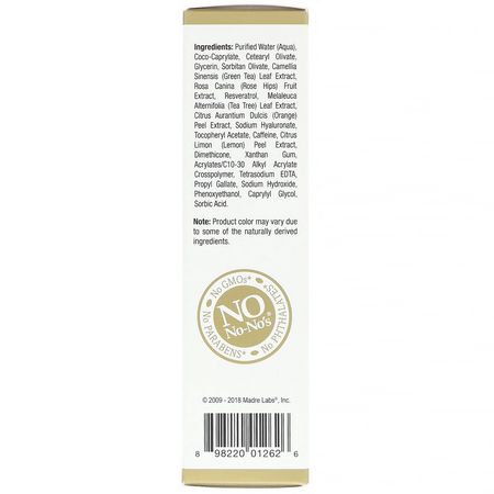 Grädde, Hyaluronsyra-Serum, Krämer, Ansiktsfuktare: Mild By Nature, Camellia Care, EGCG Green Tea Skin Cream, 1.7 fl oz (50 ml)