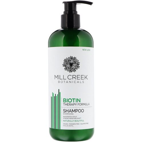 Mill Creek Botanicals, Biotin Shampoo, Therapy Formula, 14 fl oz (414 ml) Review