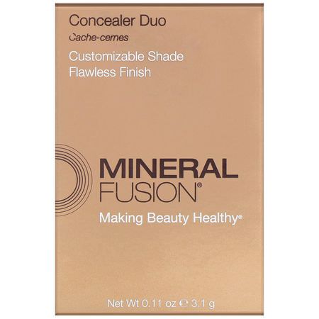 Concealer, Face, Makeup, Beauty: Mineral Fusion, Concealer Duo, Neutral, 0.11 oz (3.1 g)