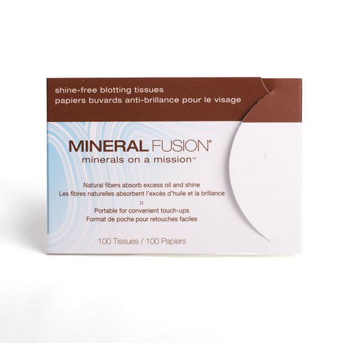Mineral Fusion, Mineral Fusion, Shine-free, Blotting Tissues, 100 Tissues Review