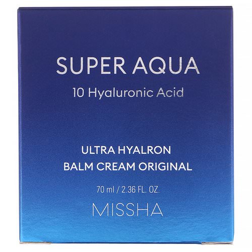 Missha, Super Aqua, Ultra Hyalron Balm Cream Original, 2.36 fl oz (70 ml) Review
