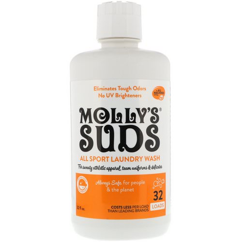 Molly's Suds, All Sport Laundry Wash, 32 fl oz (964.35 ml) Review