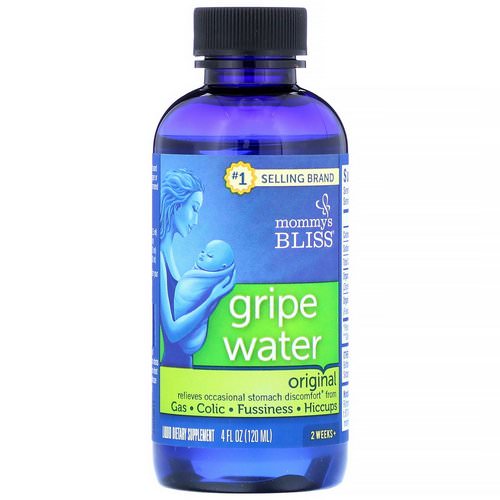 Mommy's Bliss, Gripe Water, Original, 4 fl oz (120 ml) Review
