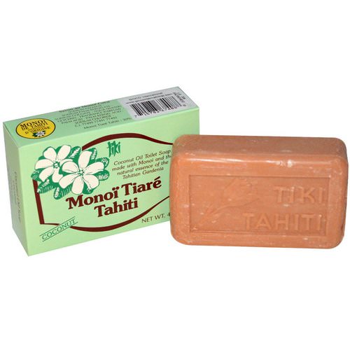 Monoi Tiare Tahiti, Coconut Oil Soap, Coconut Scented, 4.55 oz (130 g) Review