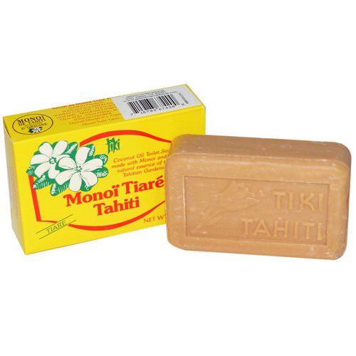 Monoi Tiare Tahiti, Coconut Oil Soap, Tiare (Gardenia) Scented, 4.55 oz (130 g) Review