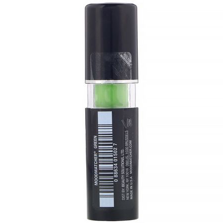 Läppstift, Läppar, Smink: MOODmatcher, Lipstick, Green, 0.12 oz (3.5 g)
