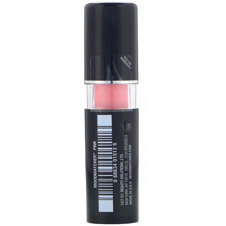 Läppstift, Läppar, Smink: MOODmatcher, Lipstick, Pink, 0.12 oz (3.5 g)